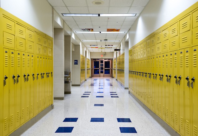 Spread alarm clocks all throughout the lockers